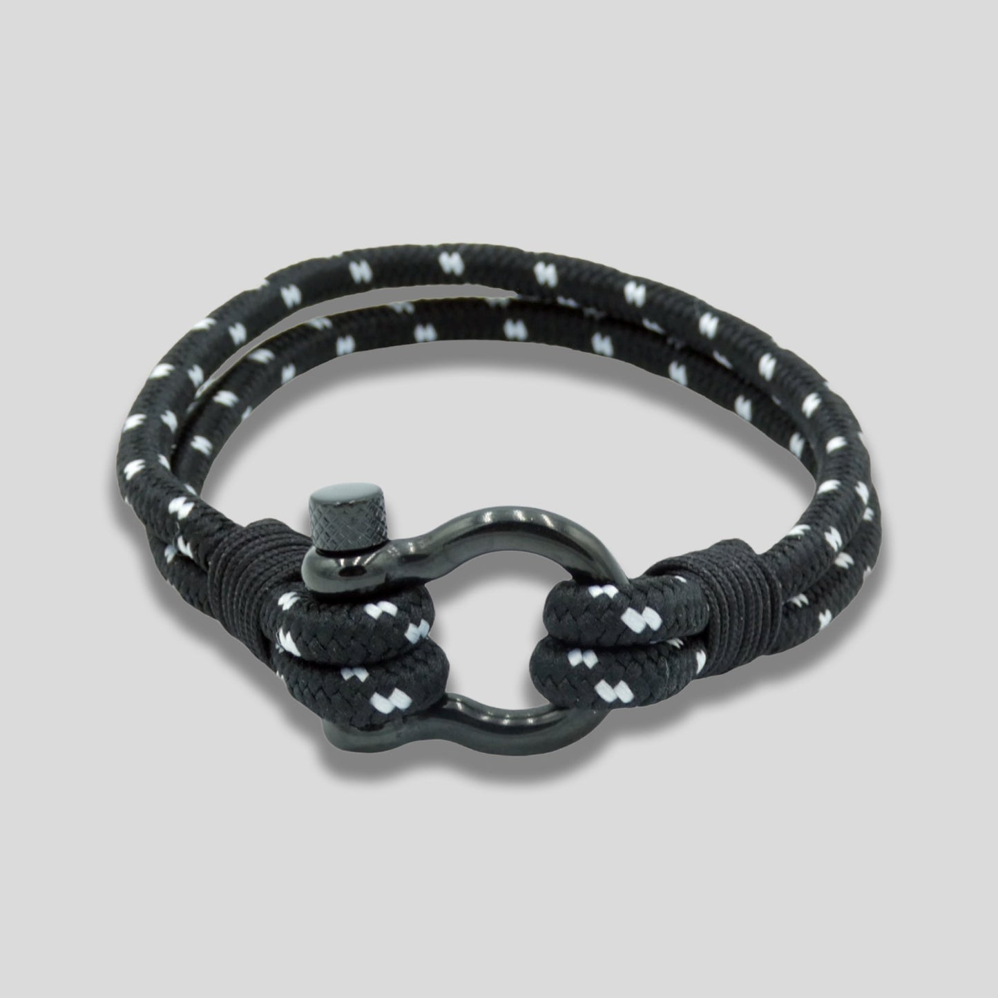 Black Nylon Rope with Black Shackle