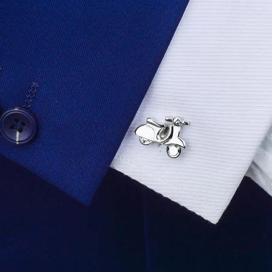 Moped Scooter Cufflinks