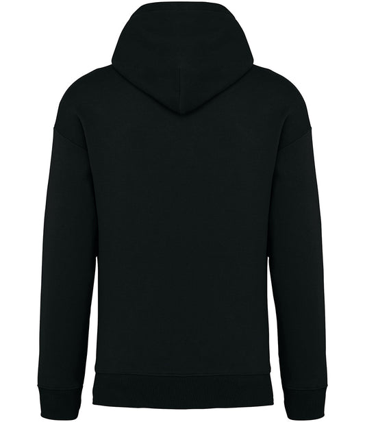 Black Cotton Hoodie