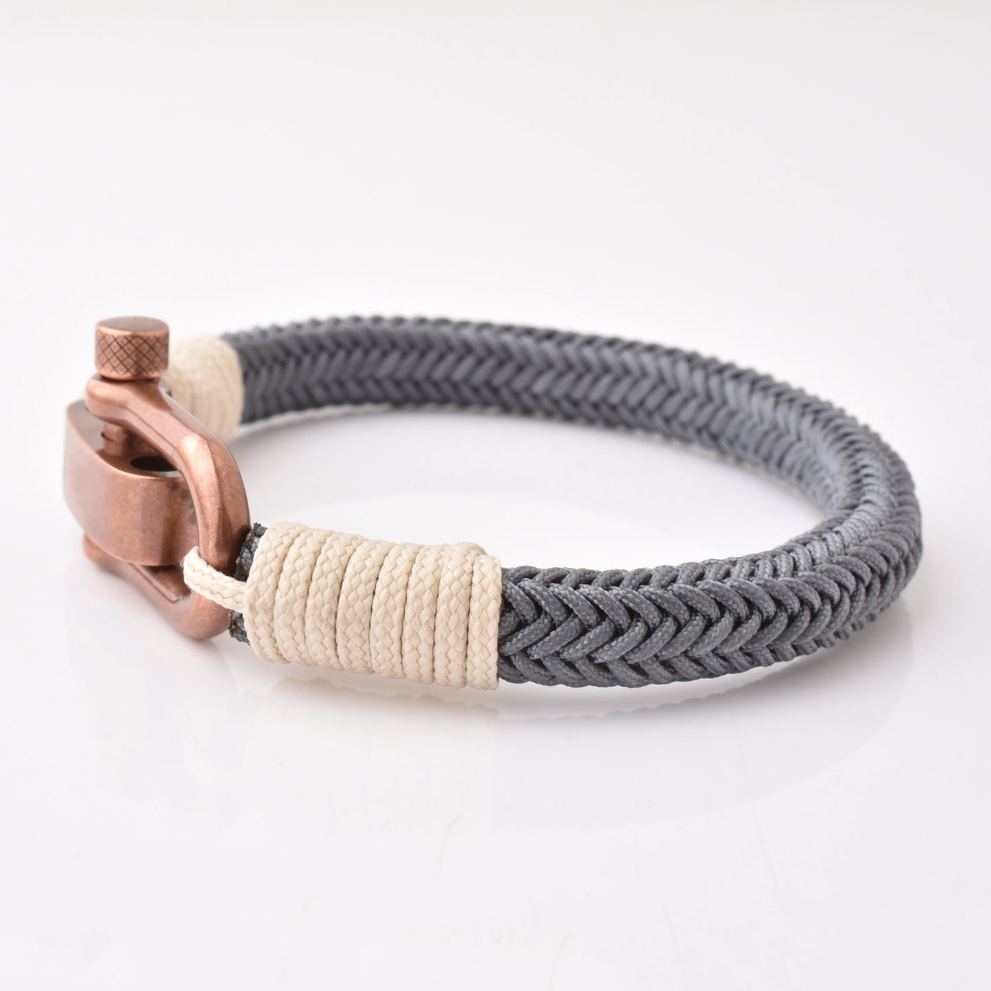 Men's Black Grey Nylon Copper Screw Adjustable Shackles