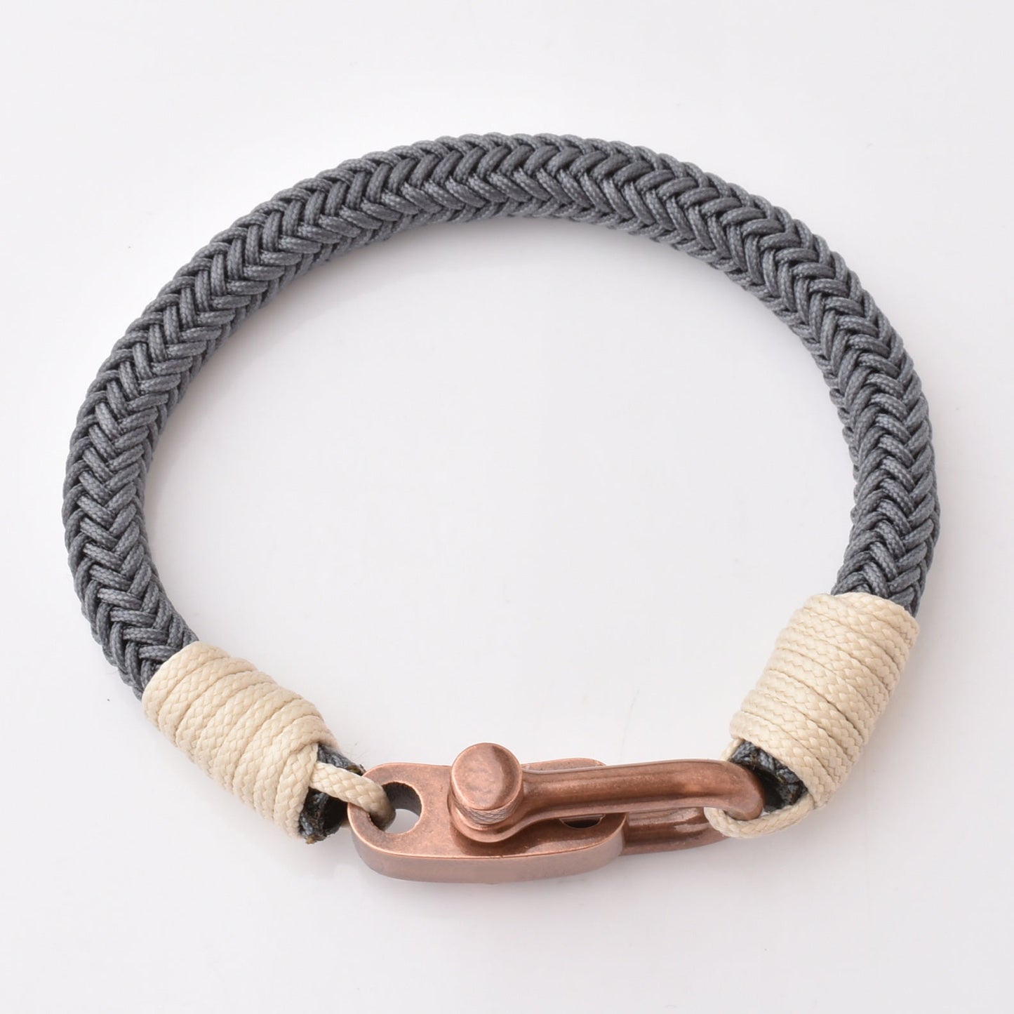 Men's Black Grey Nylon Copper Screw Adjustable Shackles