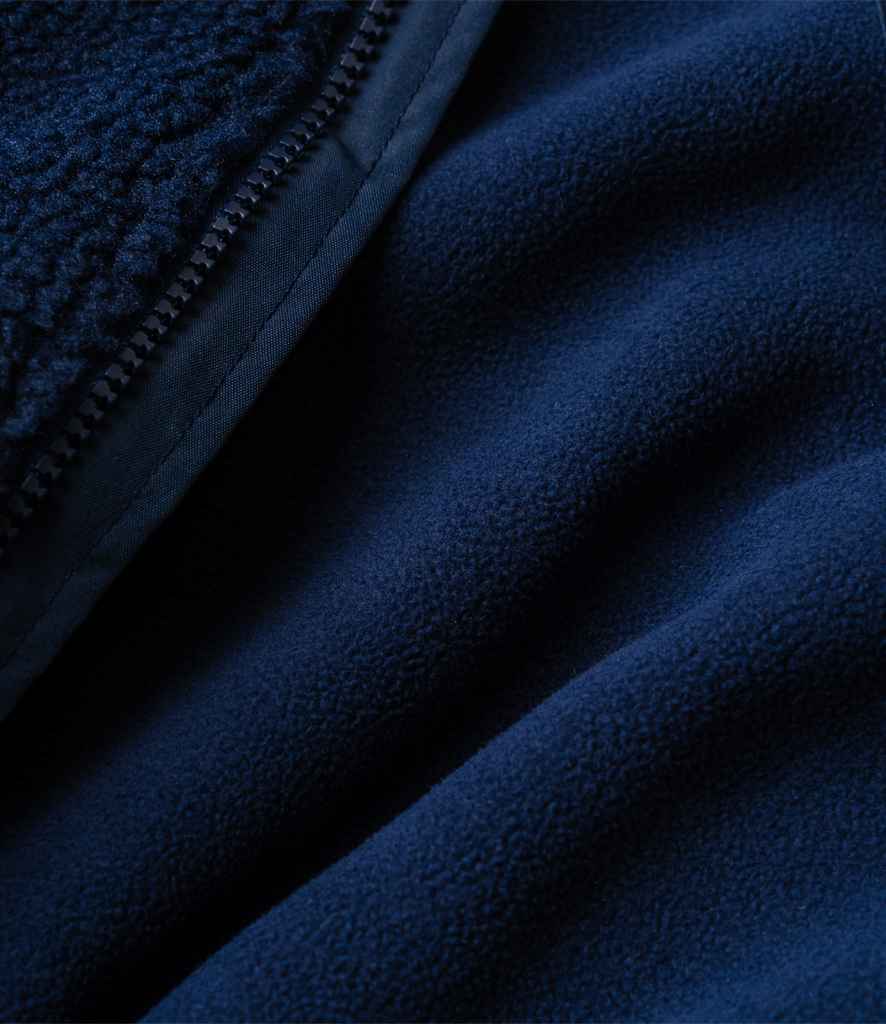 Navy Borg Fleece Unisex Gilet