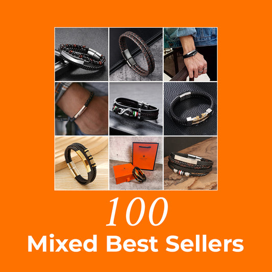 100 Mixed Bracelets - SALE PRICE