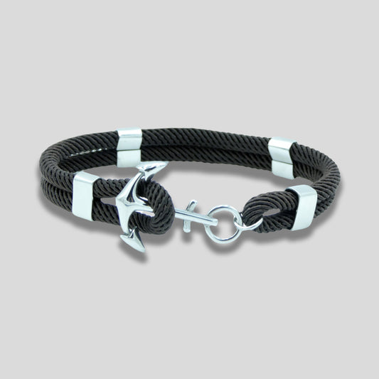 Brown Nylon Friendship Anchor Bracelets