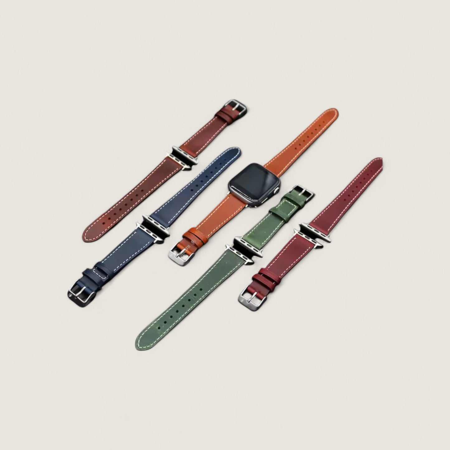Tan Leather Apple Watch Strap