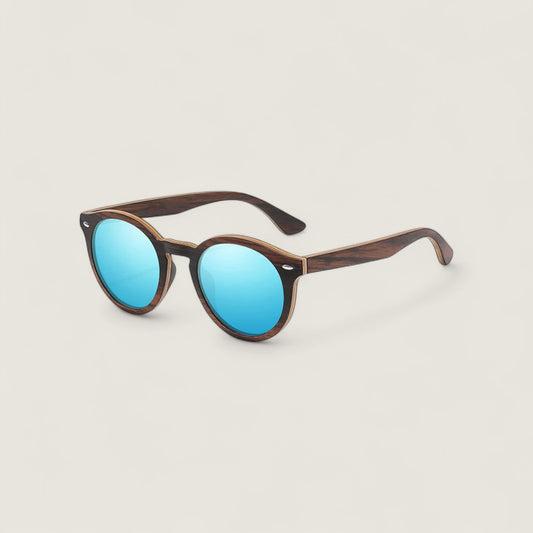 Blue Bamboo Sunglasses