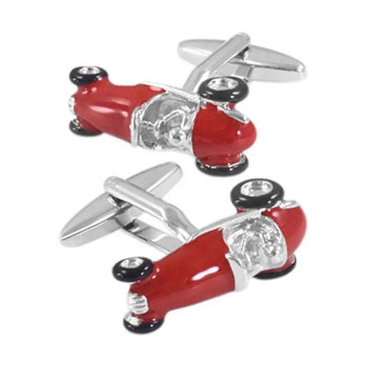 Red Racecar Cufflinks