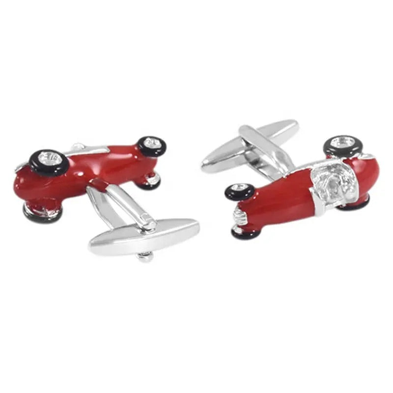 Red Racecar Cufflinks
