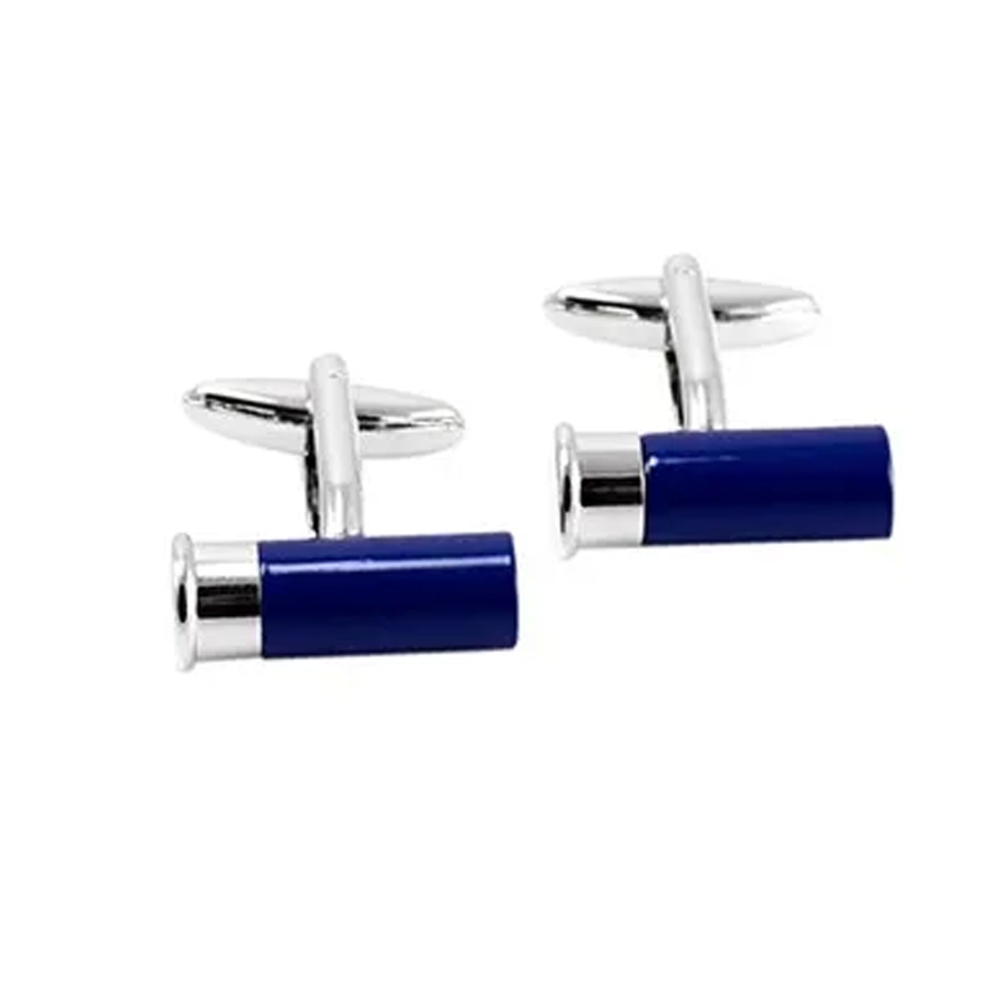 Blue Shotgun Shell Cufflinks