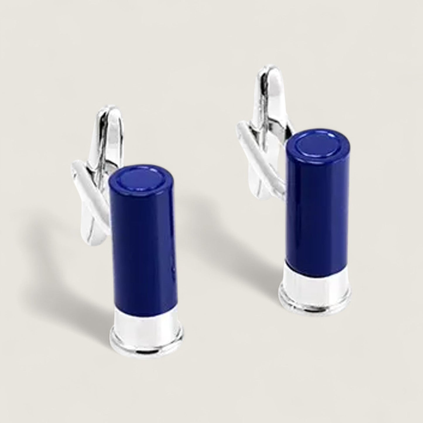Blue Shotgun Shell Cufflinks
