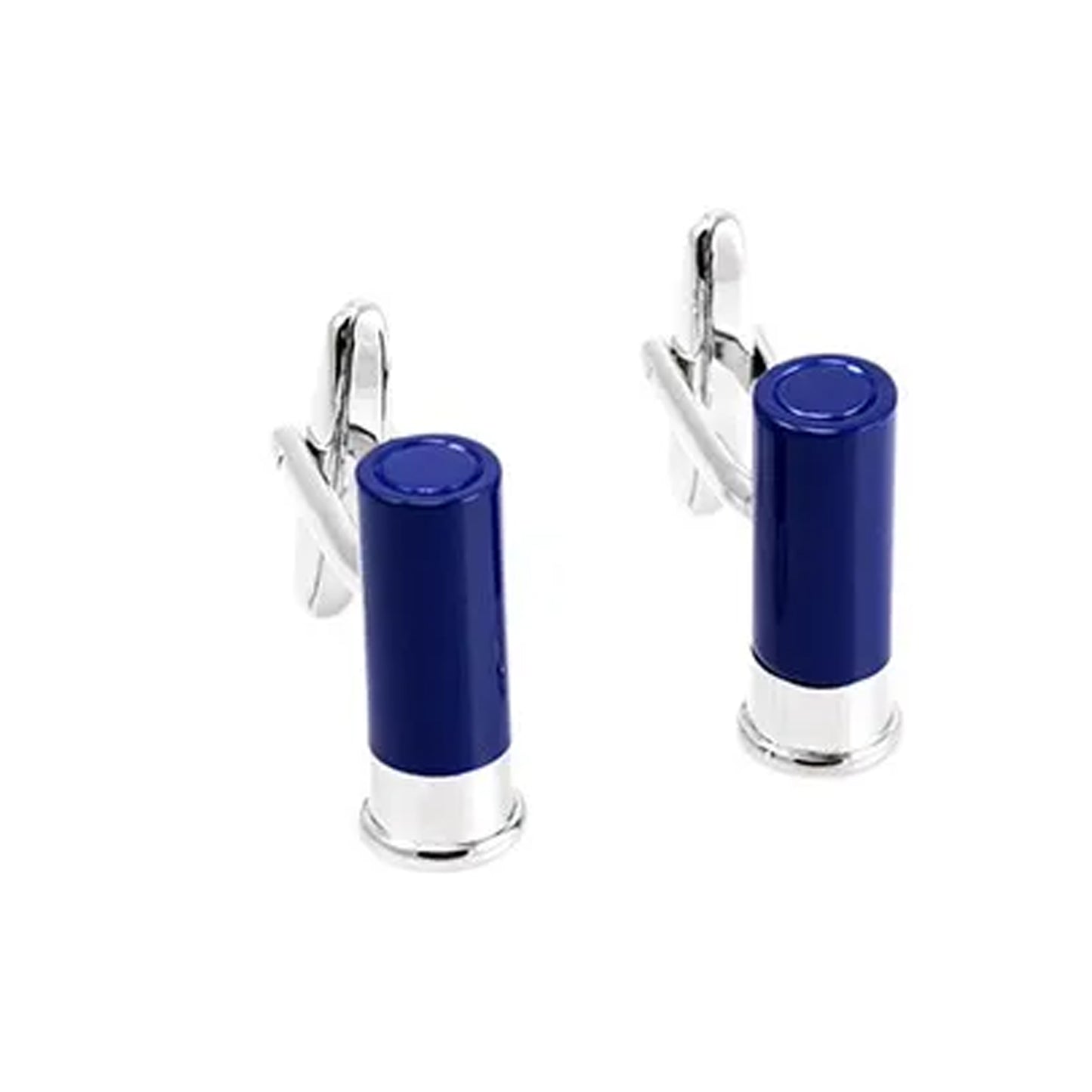Blue Shotgun Shell Cufflinks