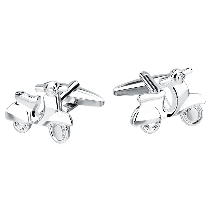 Moped Scooter Cufflinks
