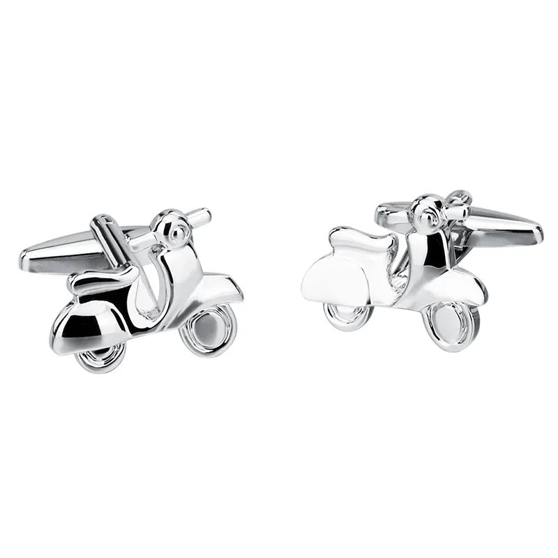 Moped Scooter Cufflinks