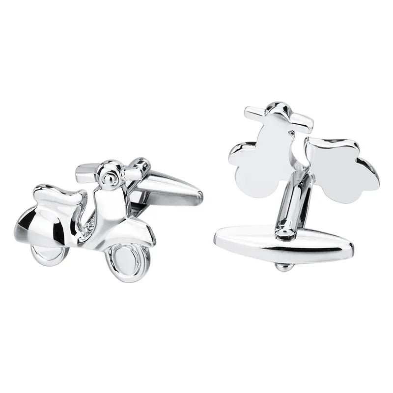 Moped Scooter Cufflinks