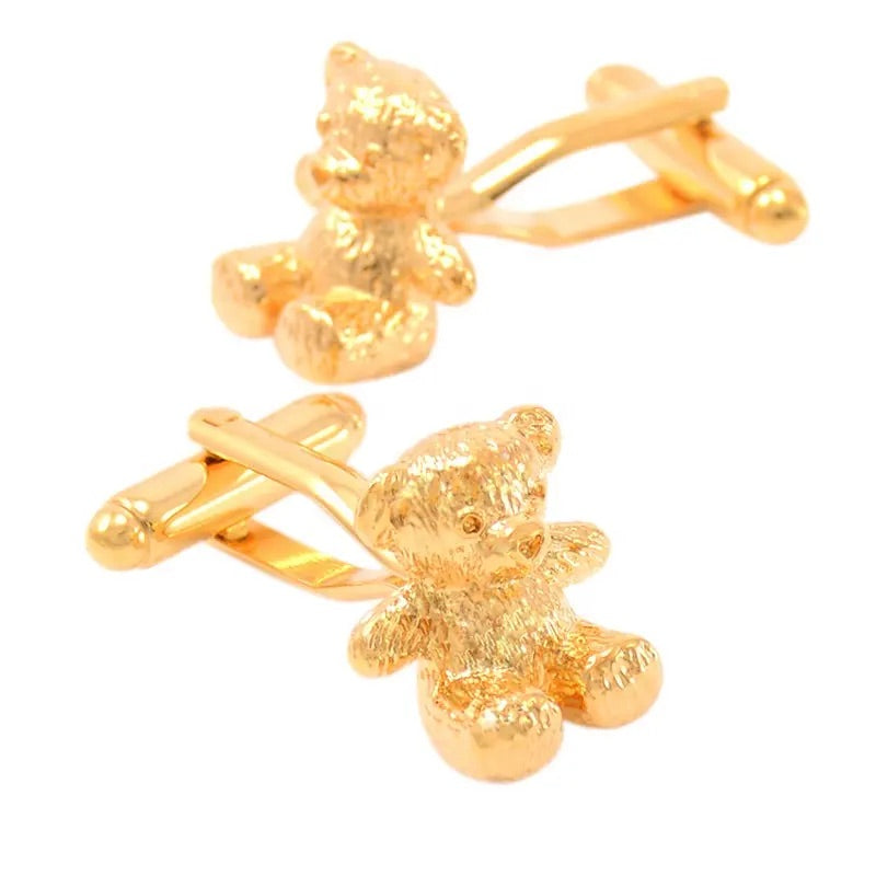 Gold Bear Cufflinks