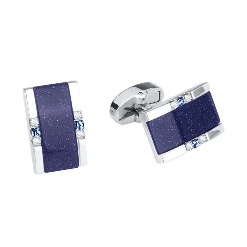 Blue Star Stone Cufflinks