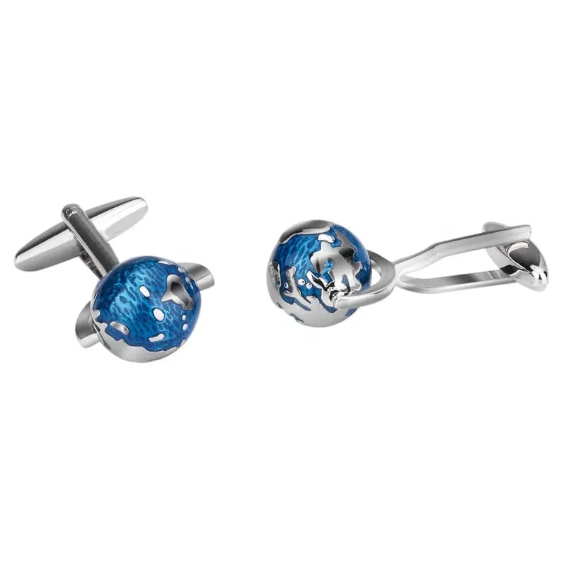 Blue Globe Cufflinks