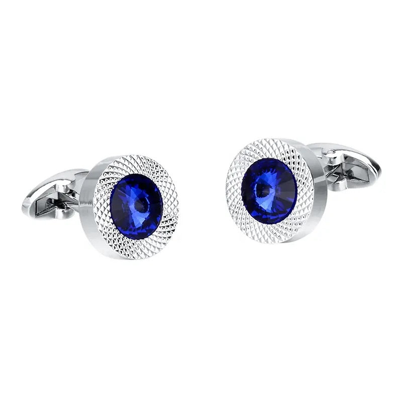 Blue Satellite Stone Cufflinks