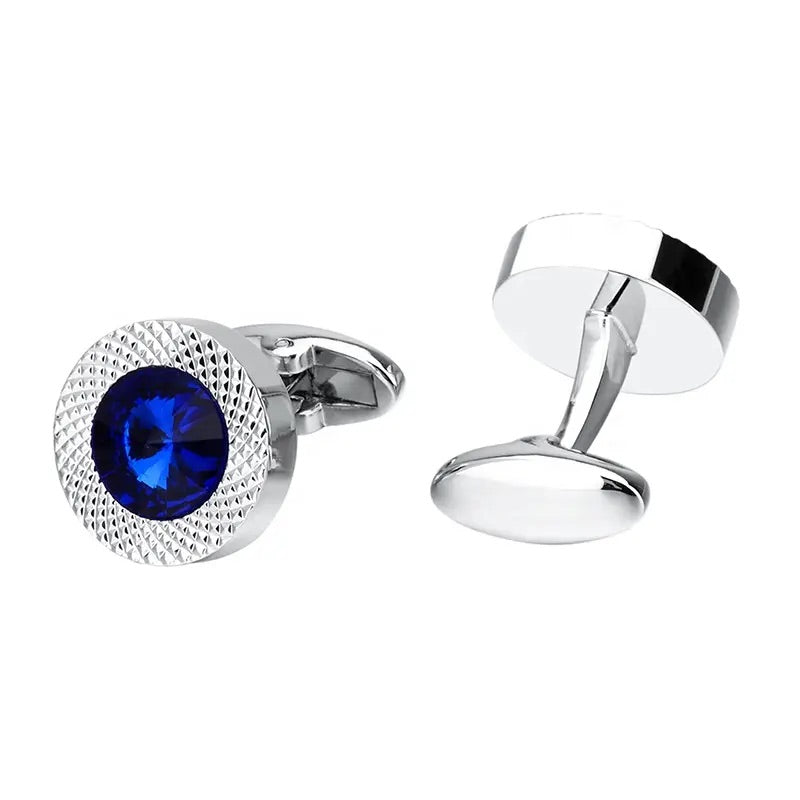 Blue Satellite Stone Cufflinks