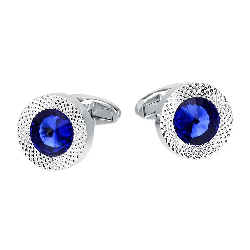 Blue Satellite Stone Cufflinks