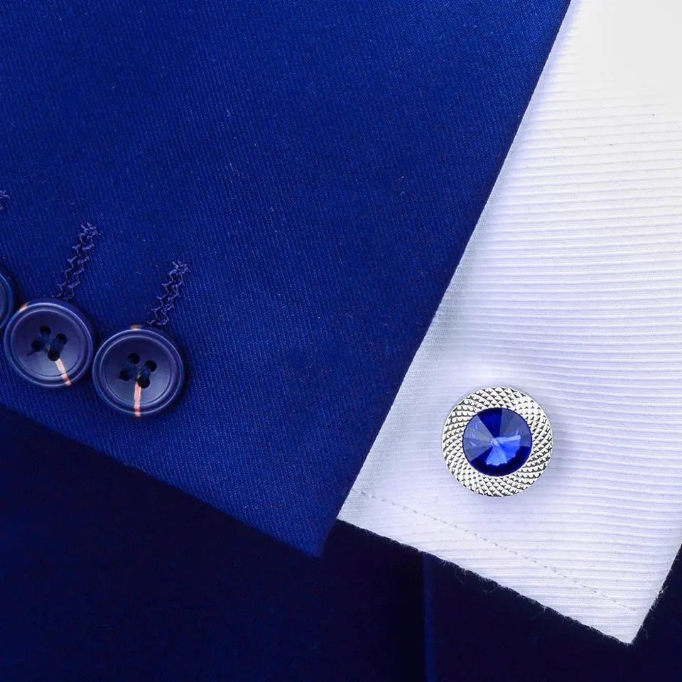 Blue Satellite Stone Cufflinks