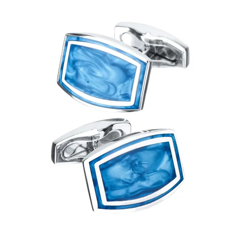 Blue Marbel Cufflinks