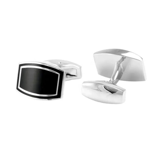 Black Enamel Cufflinks