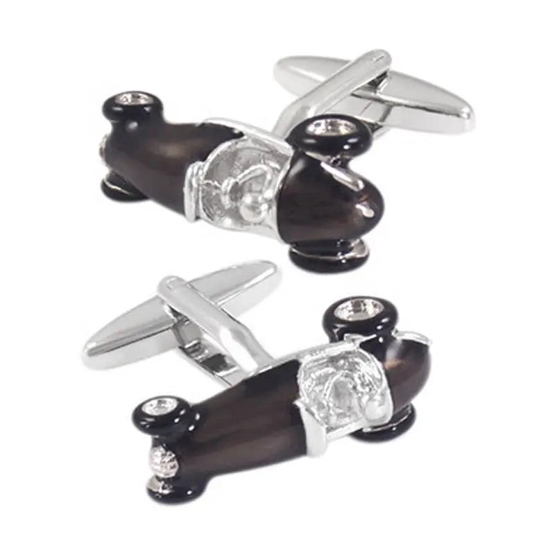 Black Race Car Cufflinks