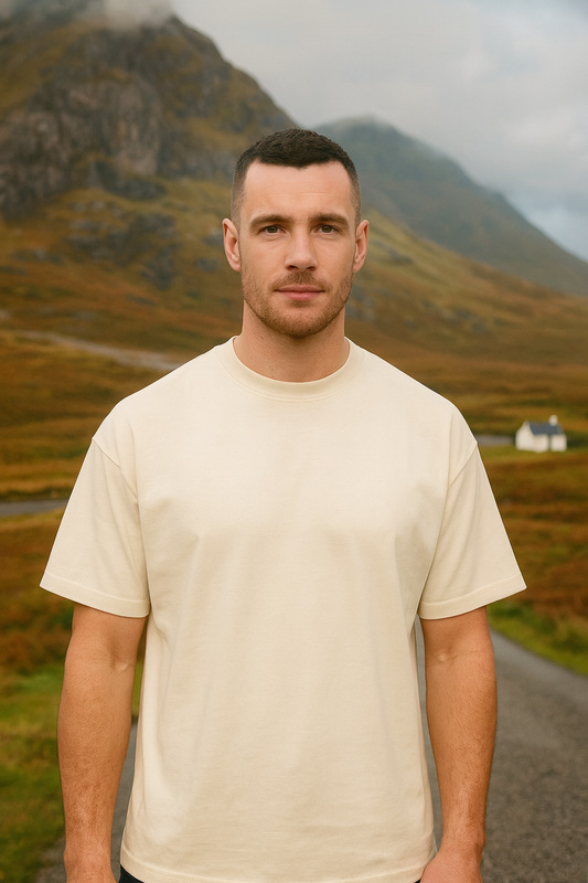 Men's Oversize T-Shirt - Ivory