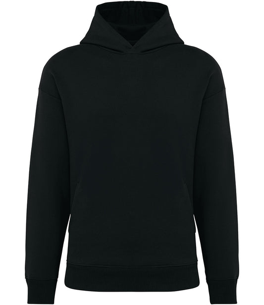Black Cotton Hoodie