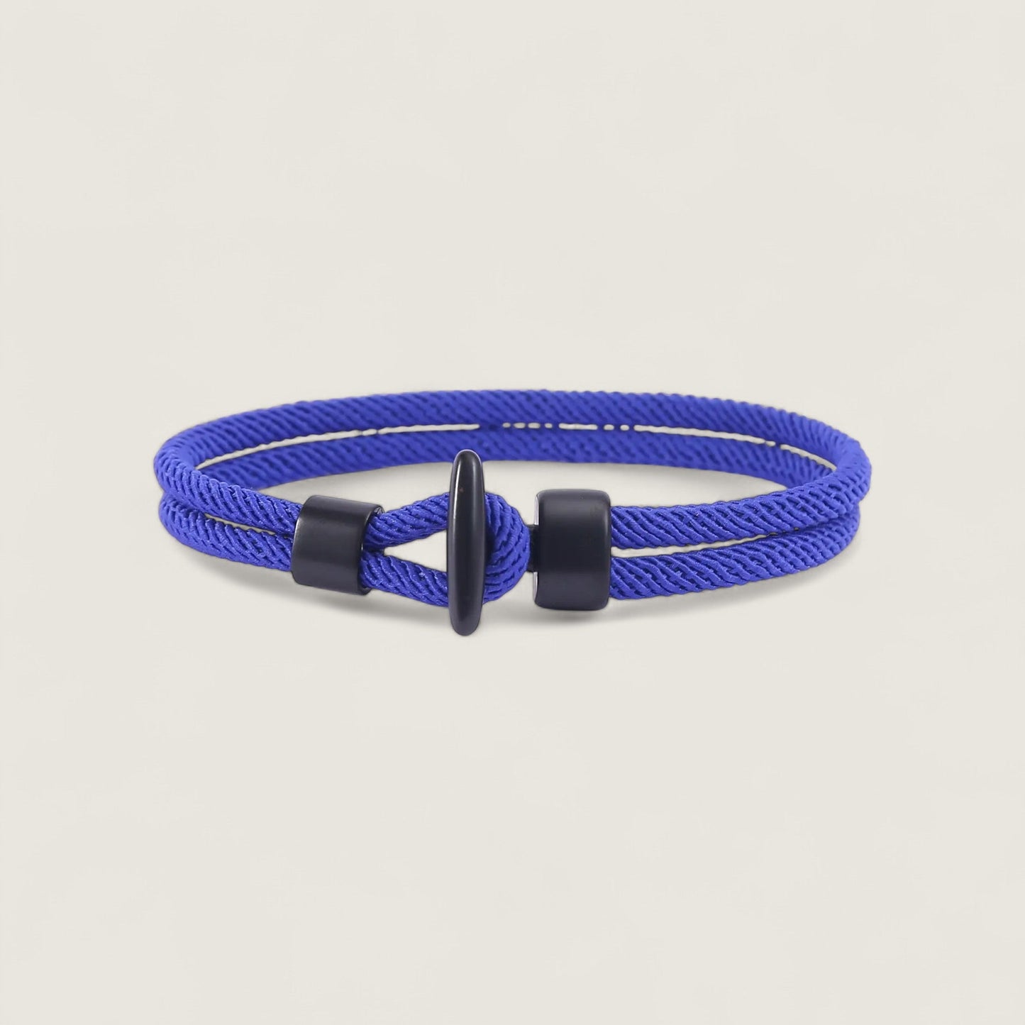 Blue Nylon Rope Bracelet
