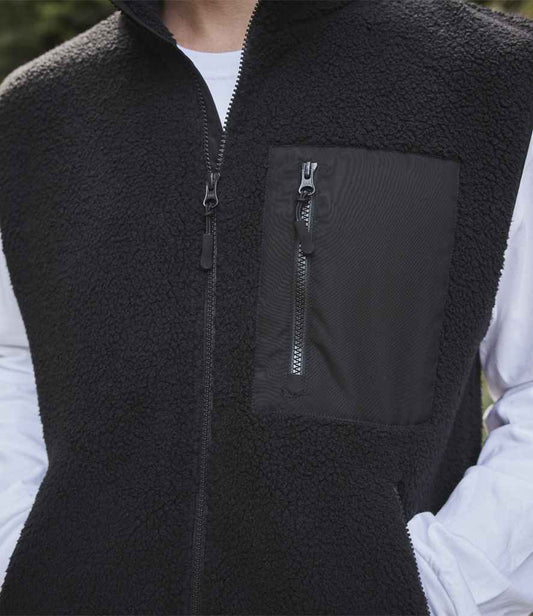 Black Borg Fleece Unisex Gilet