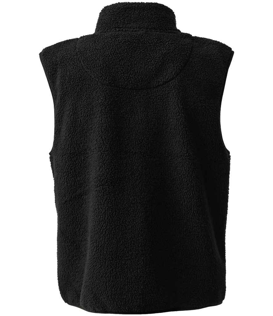 Black Borg Fleece Unisex Gilet