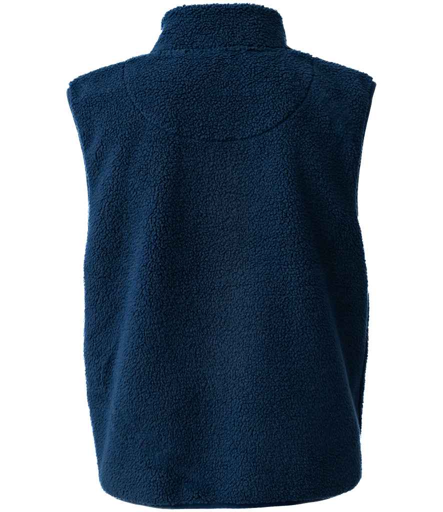 Navy Borg Fleece Unisex Gilet
