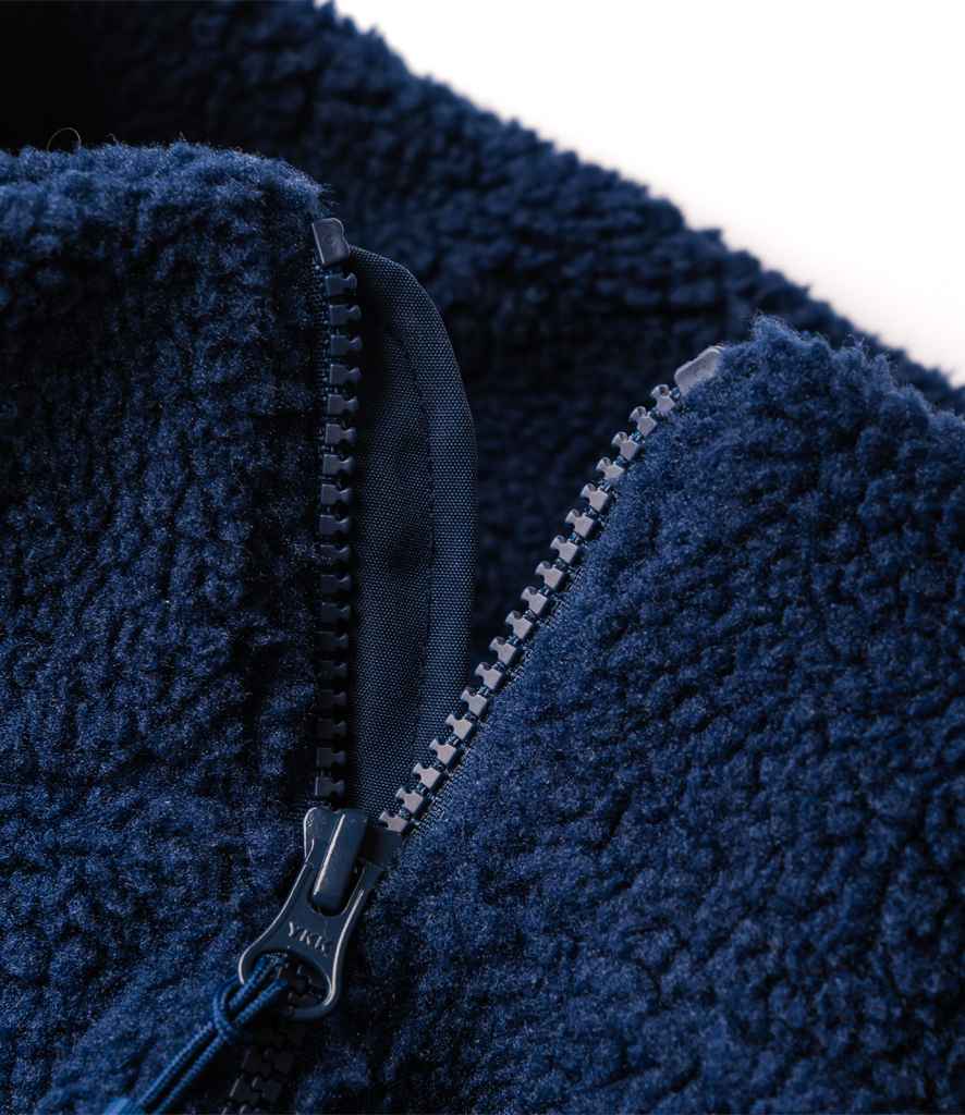 Navy Borg Fleece Unisex Gilet