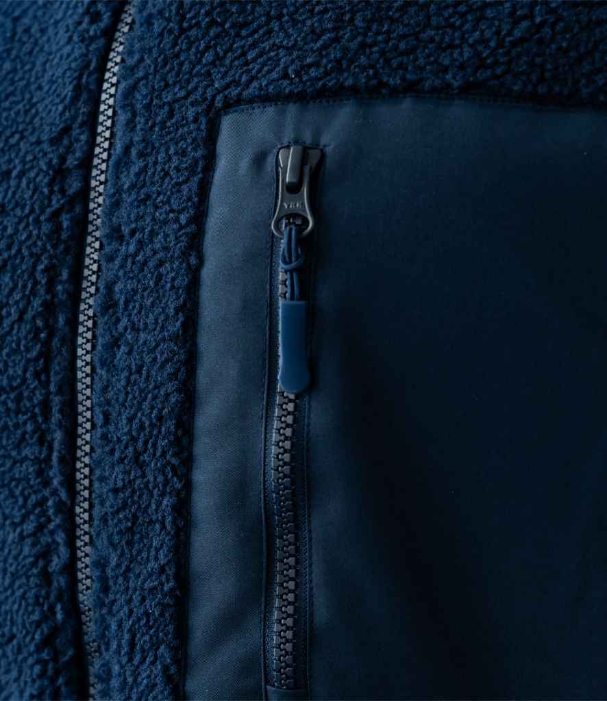 Navy Borg Fleece Unisex Gilet