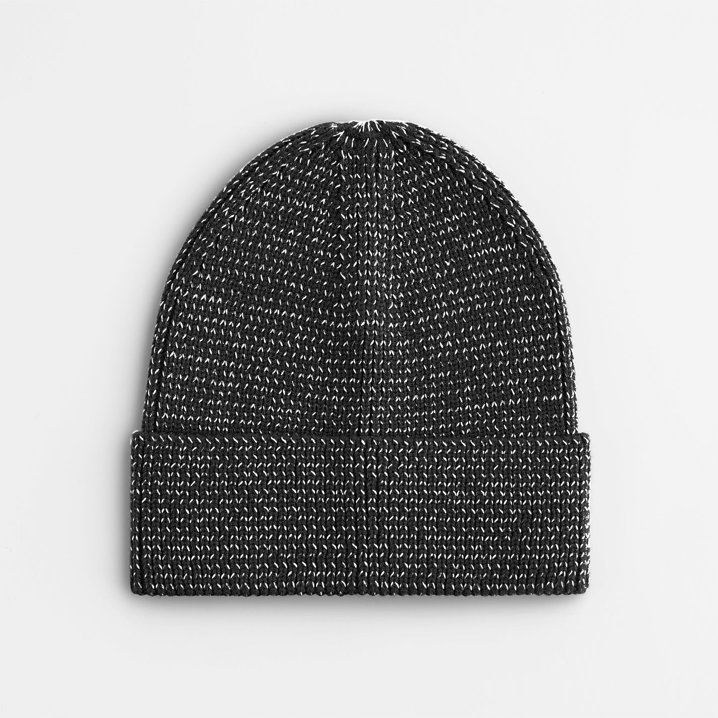 Black Reflective Beanie Hat