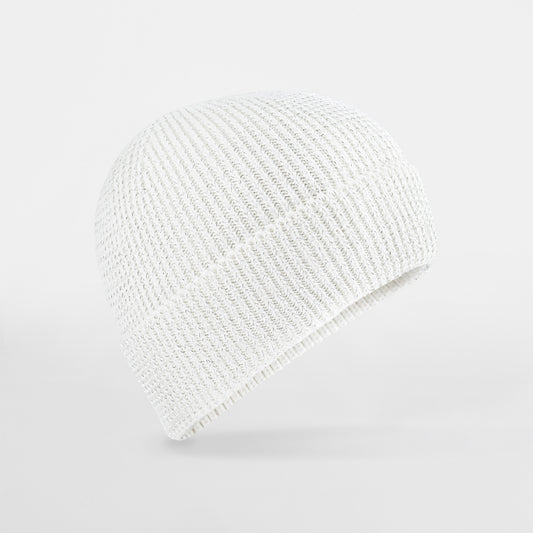 White Reflective Beanie Hat