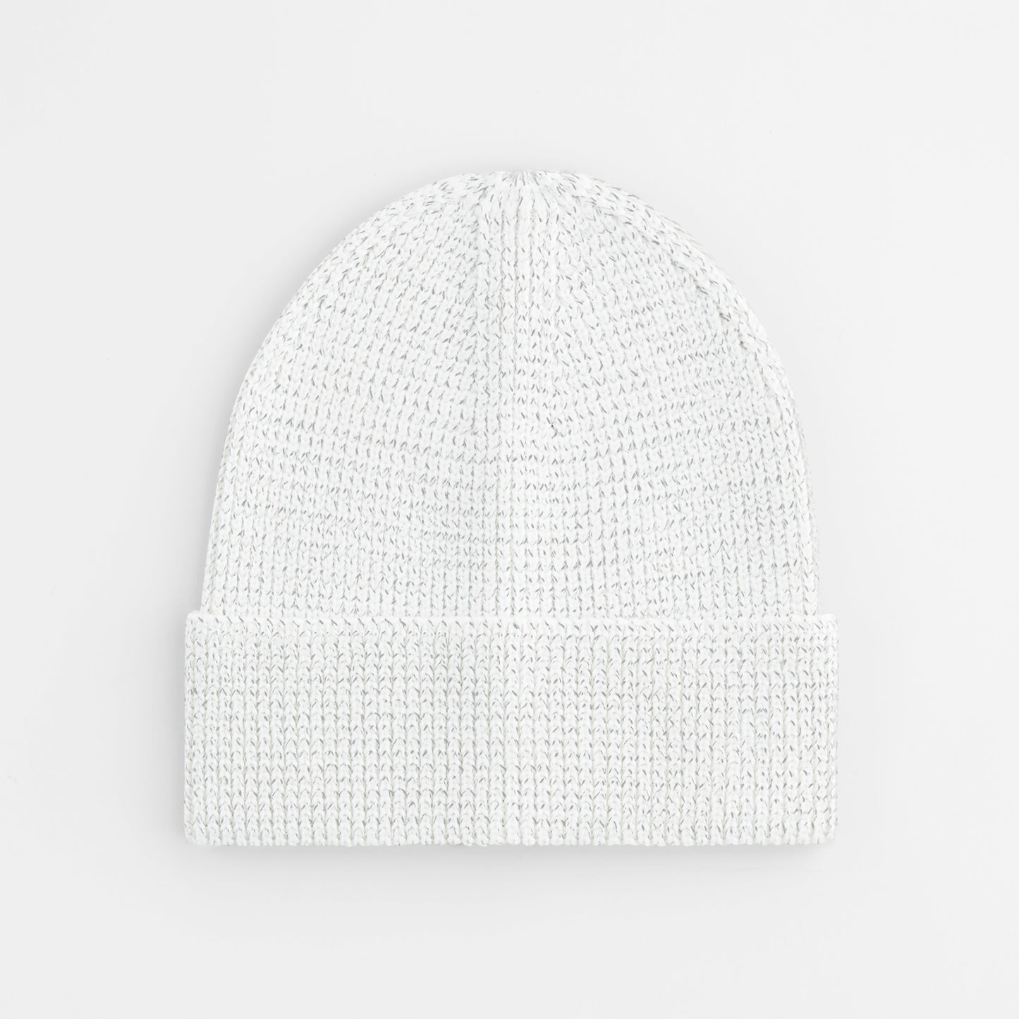 White Reflective Beanie Hat