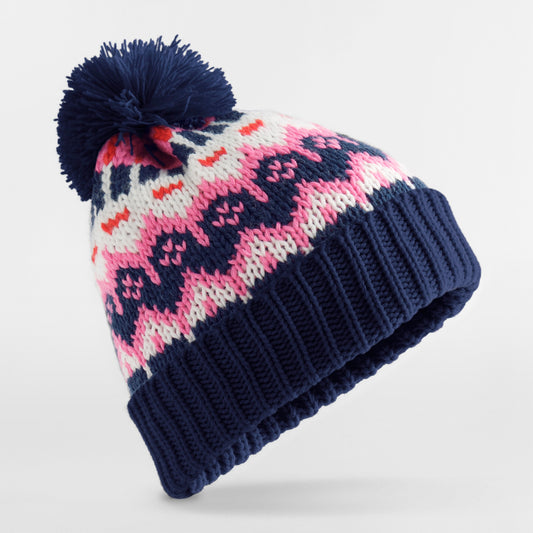 Snow Blossom Beanie Hat