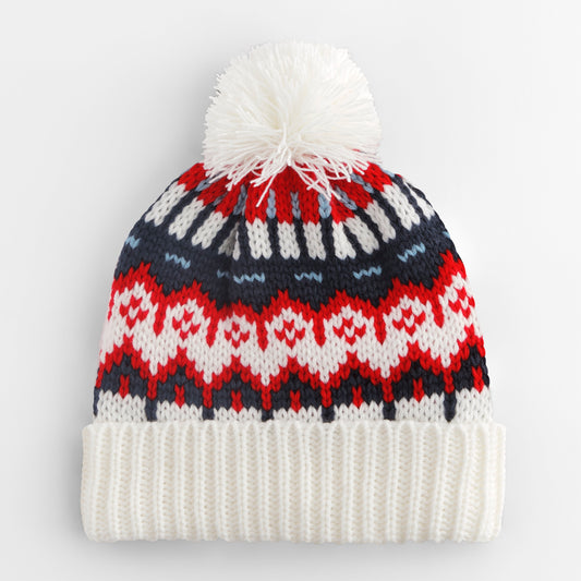 White Out Beanie Hat