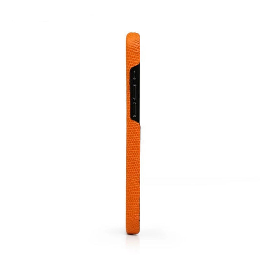 Italian Leather Phone Case - iPhone Orange